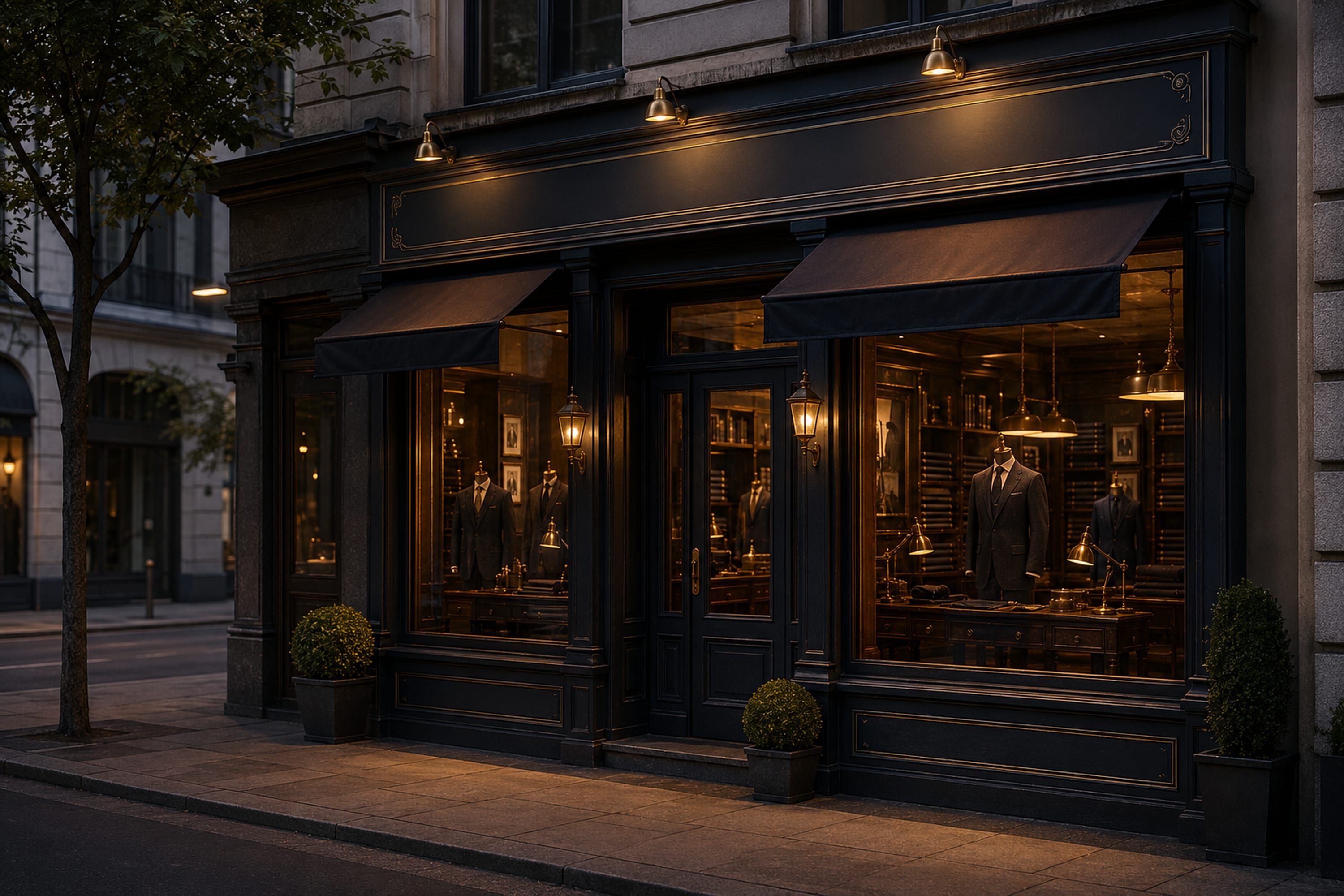 The neighborhood storefront of Tailoring Shop